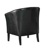 Finn Black Club Chair