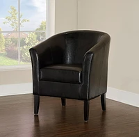 Finn Black Club Chair