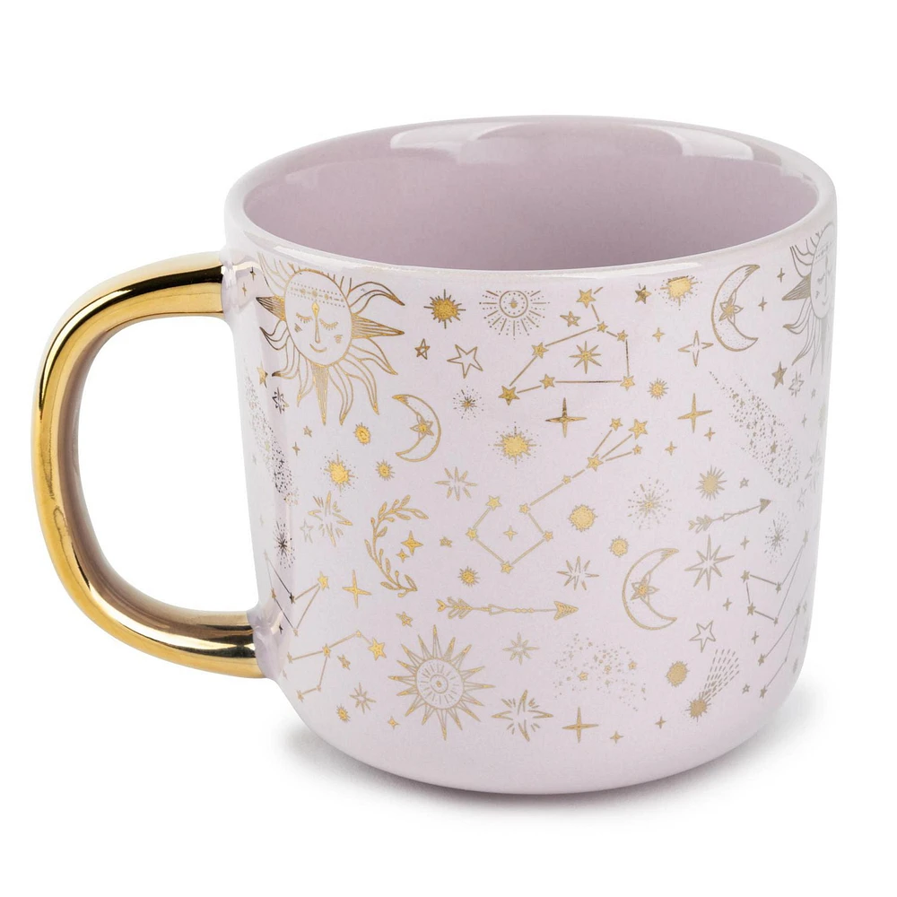 Thyme & Table Stoneware Coffee Mug, 16 fl oz, Gold Stars