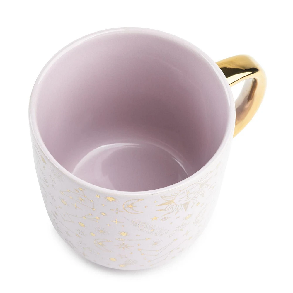 Thyme & Table Stoneware Coffee Mug, 16 fl oz, Gold Stars