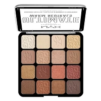 NYX PROFESSIONAL MAKEUP, Ultimate Shadow Palette, 16-shade Eyeshadow Palette, Vegan Formula - Warm Neutrals, Pro-Level Eyeshadow Palette