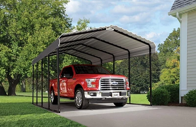 Arrow Carport 12 ft. x 20 ft. x 9 ft. Charcoal