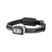 COAST RL27R Rechargeable Plus Rear Loading 1000 Lumens Tri-Color LED Headlamp, 1000 Lumens; 17 hours run time