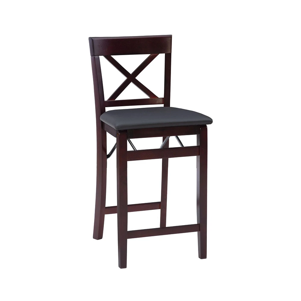 Bronson X Back Folding Counter Stool