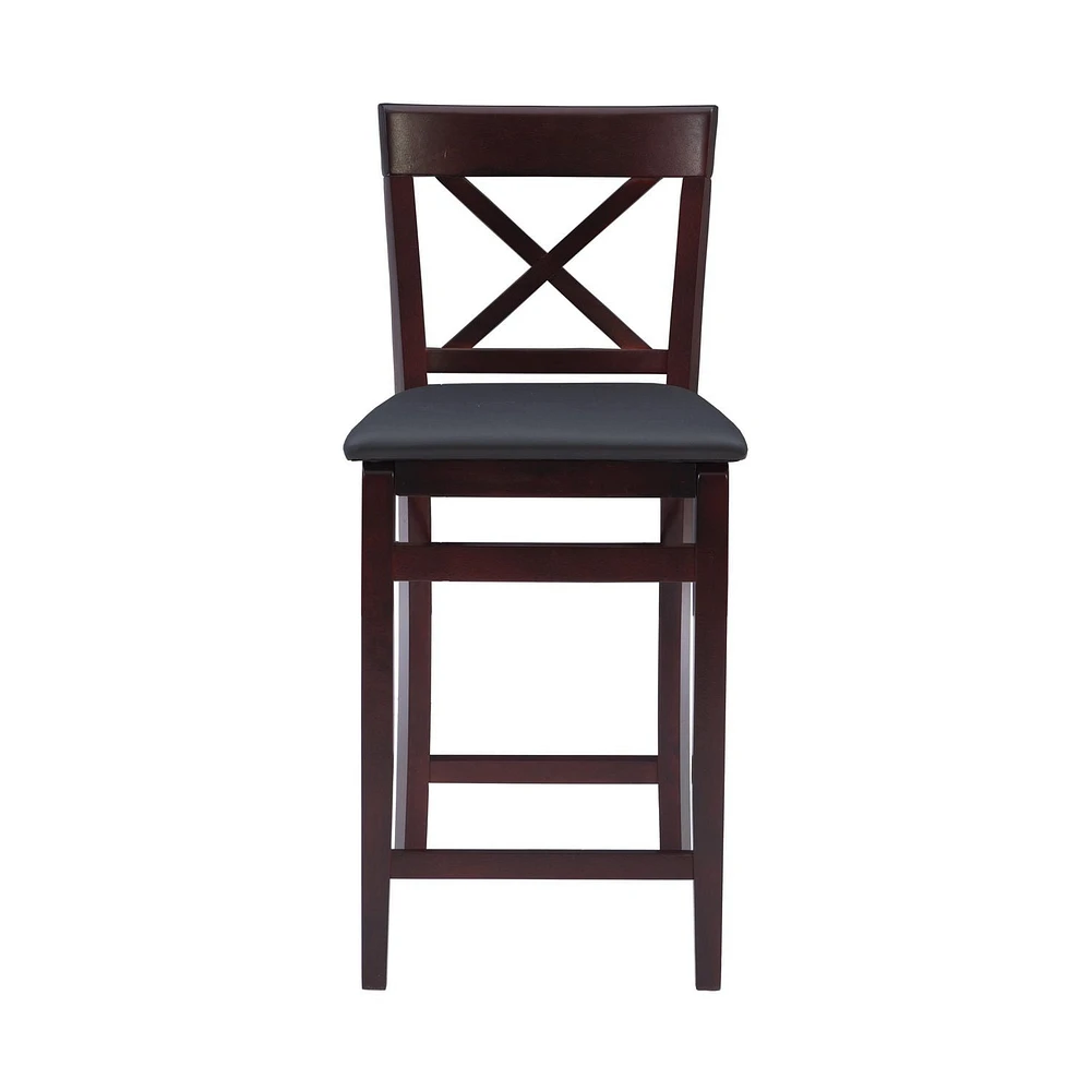 Bronson X Back Folding Counter Stool