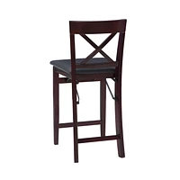 Bronson X Back Folding Counter Stool