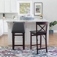 Bronson X Back Folding Counter Stool