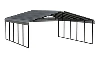 Arrow Carport 20 ft. x 24 ft. x 9 ft. Charcoal