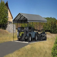 Arrow Carport 20 ft. x 24 ft. x 9 ft. Charcoal