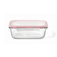 Starfrit LocknLock Glass 21oz / 630ml rectangular container, Borosilicate glass