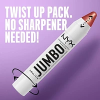 NYX PROFESSIONAL MAKEUP, Crayon polyvalent pour le visage Jumbo, Fini nacré, Formule végétalienne - Blueberry Muffin Surligneur en bâton ultra-doux au fini nacré