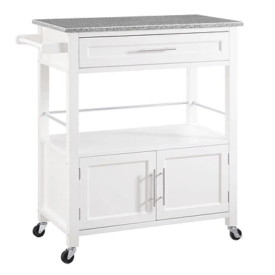 Alders White Kitchen Cart