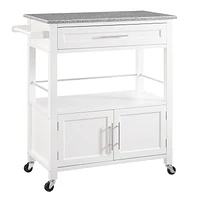 Alders White Kitchen Cart