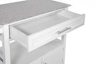 Alders White Kitchen Cart