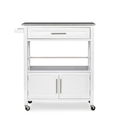 Alders White Kitchen Cart