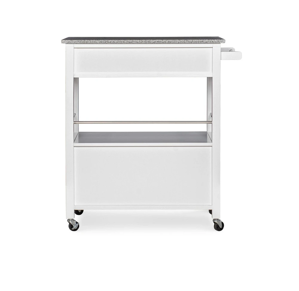 Alders White Kitchen Cart