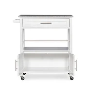 Alders White Kitchen Cart