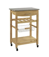 Spence Natural Kitchen Cart