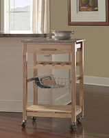 Spence Natural Kitchen Cart