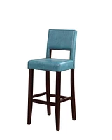 Wallace Agean Blue Bar Stool