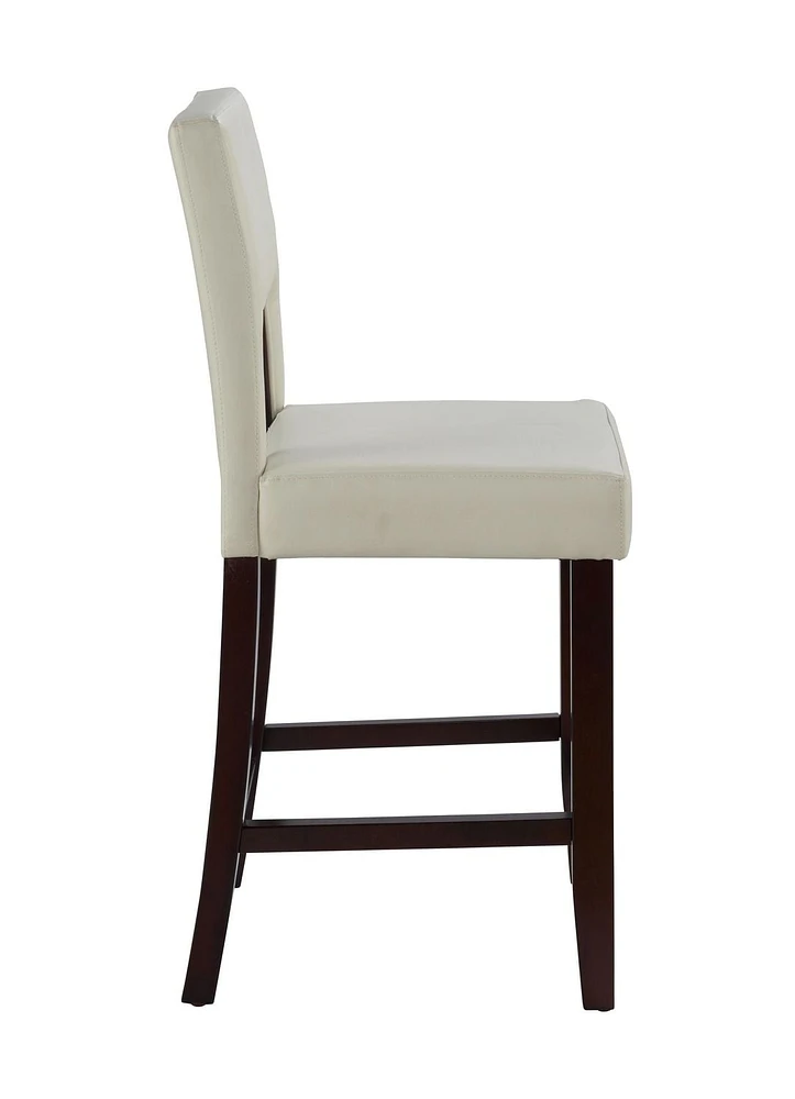 Wallace White Counter Stool