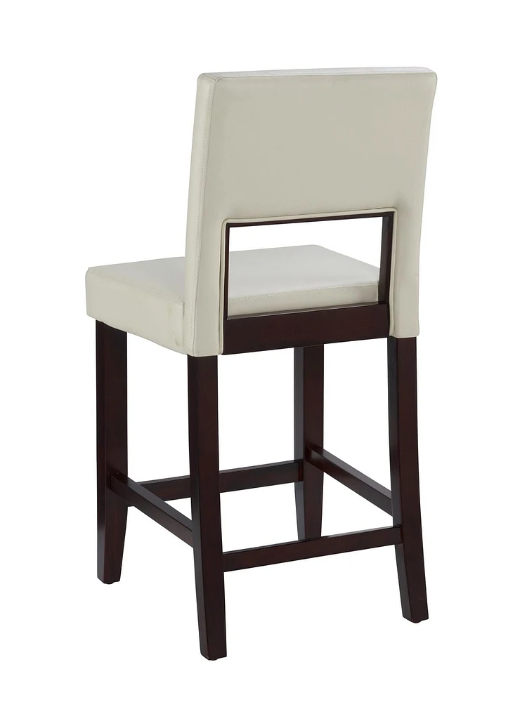 Wallace White Counter Stool