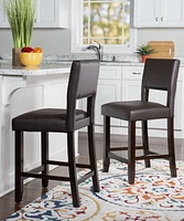 Wallace Brown Counter Stool