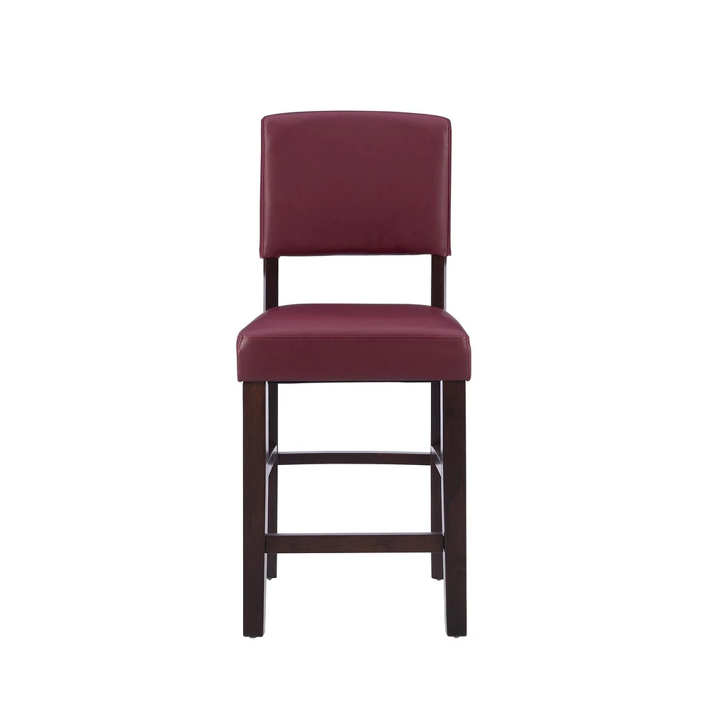 Benson Red Counter Stool