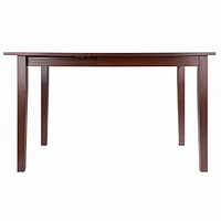 Winsome Perrone Drop Leaf Dining Table Walnut Finish