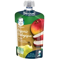 GERBER Organic Purée, Mango Apple Pear, Baby Food, 128 ml, 128 ML