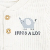 Huggies 2-piece Waffle Bodysuit & Pant Set