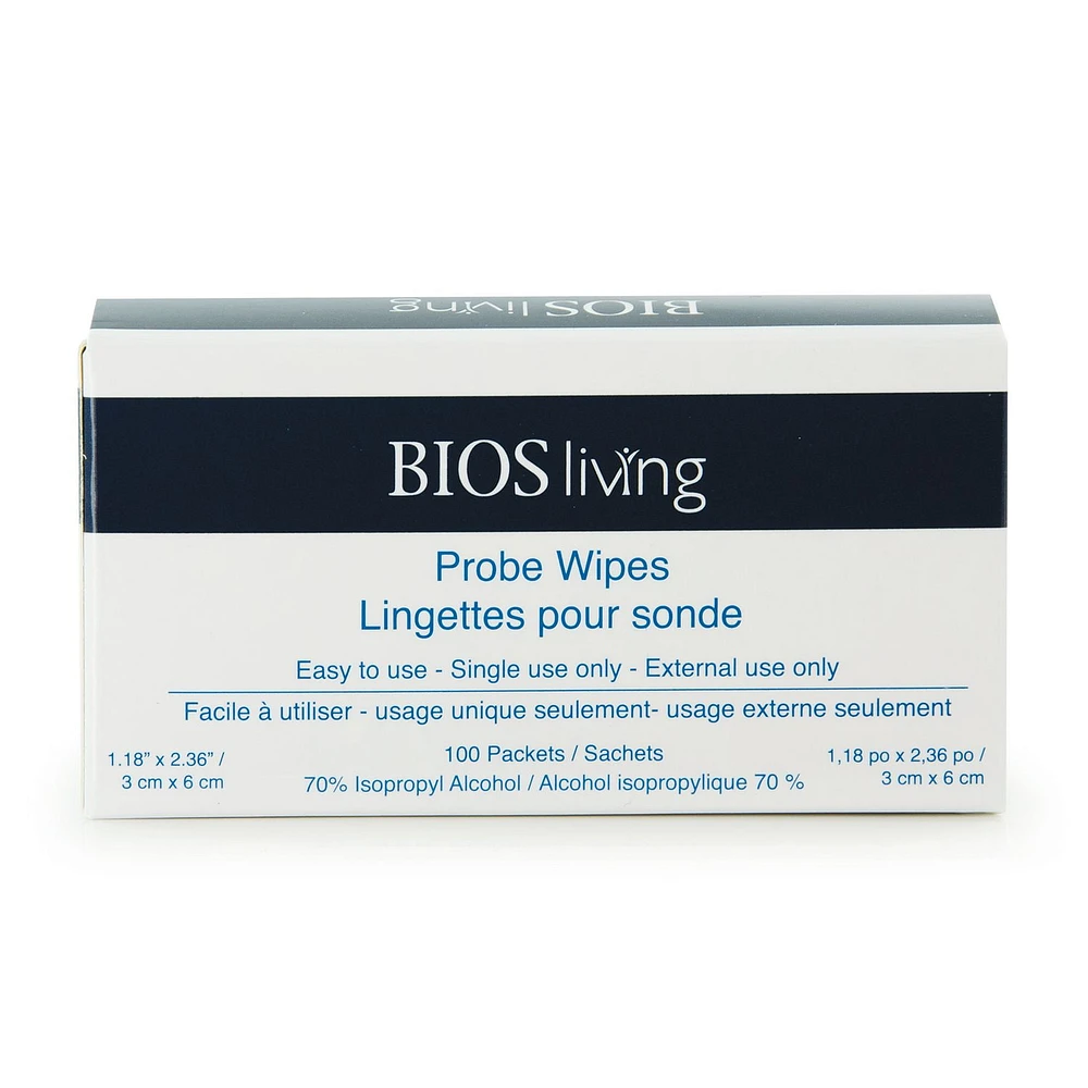 Lingettes pour sonde