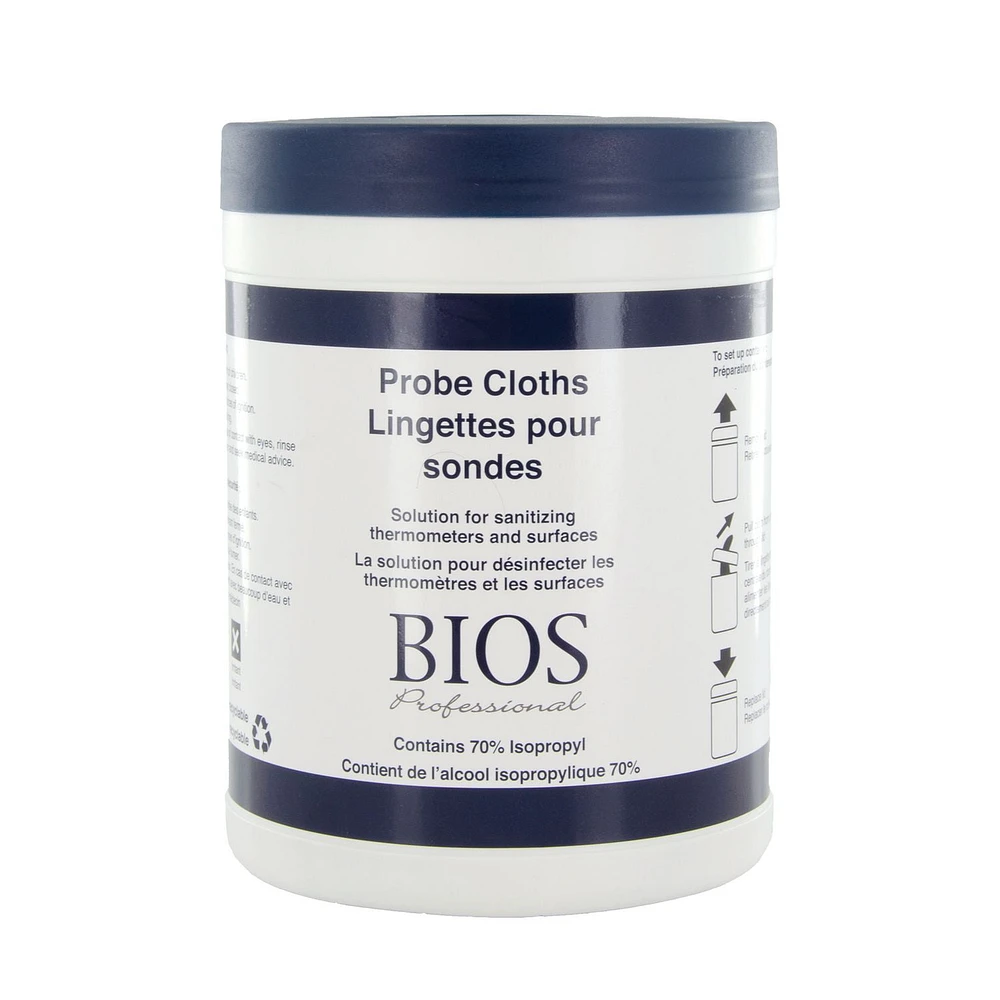 Lingettes pour sonde