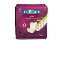 Protège-incontinence Fitright, absorption modérée, taille 13"x34", sac de 20