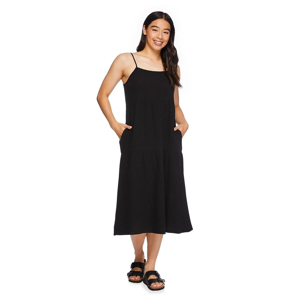 Wild Skye Women's Midi Tiered Dress