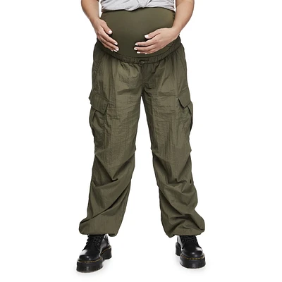 Paisley Sky Maternity OTB Parachute Cargo Pant