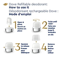 Recharges de Désodorisant Dove Aluminium 32g Recharges de Désodorisant