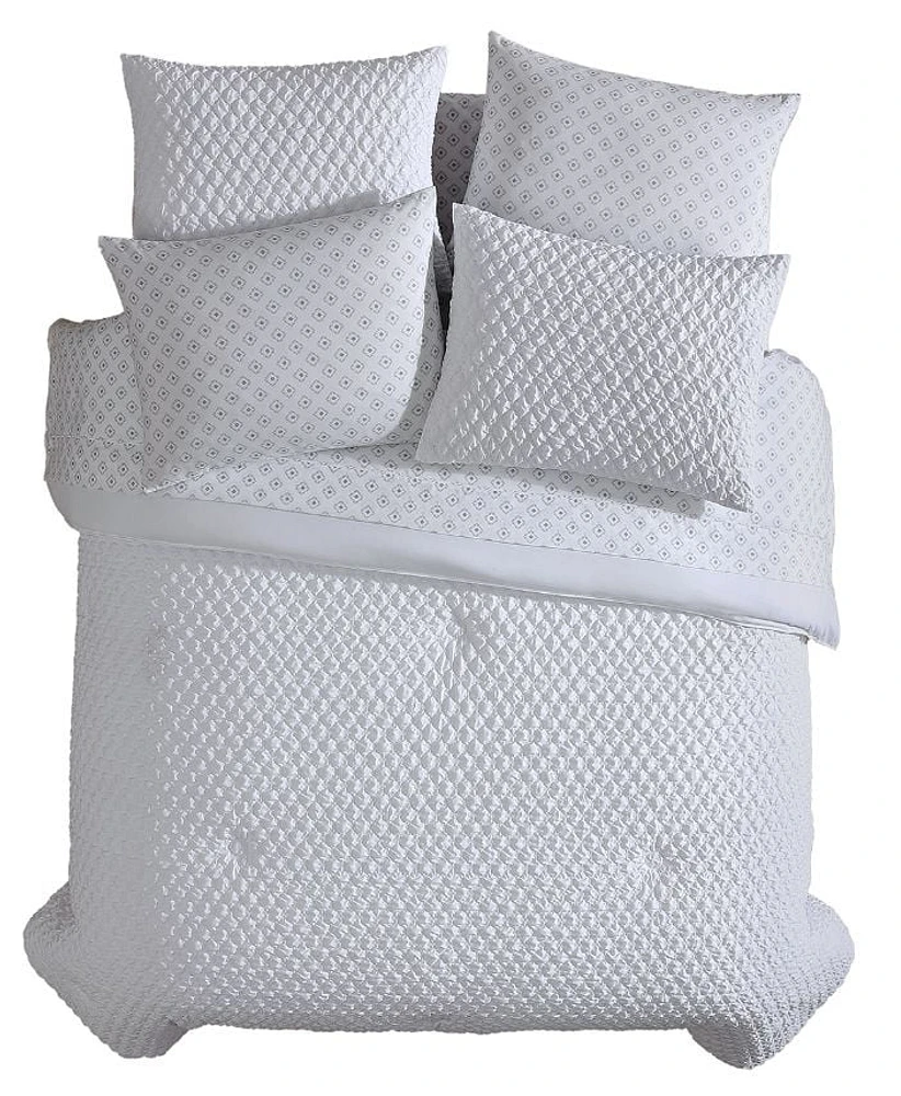 Mainstays Micro Texture 7-Piece Bed in a Bag Set, Available in Double, Queen and King