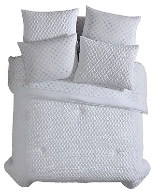 Mainstays Micro Texture 7-Piece Bed in a Bag Set, Available in Double, Queen and King