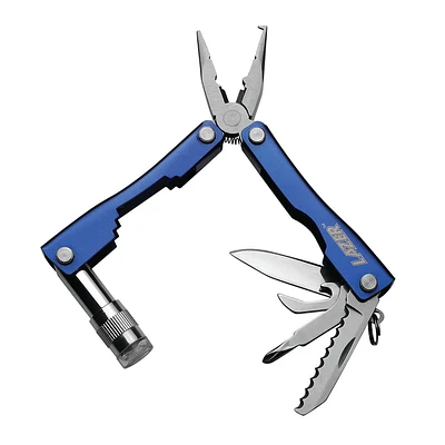 Eagle Eagle Claw QTPMT Laser Pliers w/ Built-In Multi-Tool and Flashlight, 4-1/4"