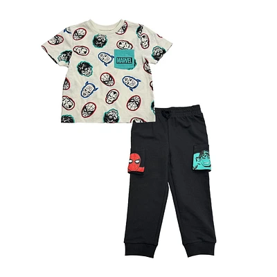 Marvel Toddler Boys 2 Piece Heroes Unite Set