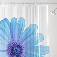 Mainstays Decorative Waterproof Recycled PEVA Shower Curtain