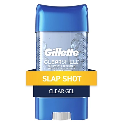 Gillette Antiperspirant and Deodorant for Men, Clear Gel, Slap Shot