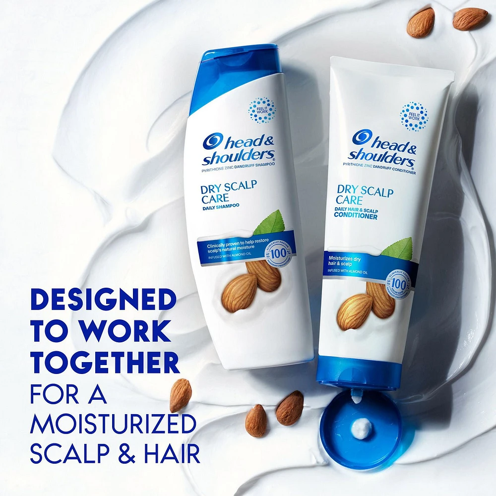 Head and Shoulders Dry Scalp Care Daily-Use Anti-Dandruff Conditioner, 325 mL