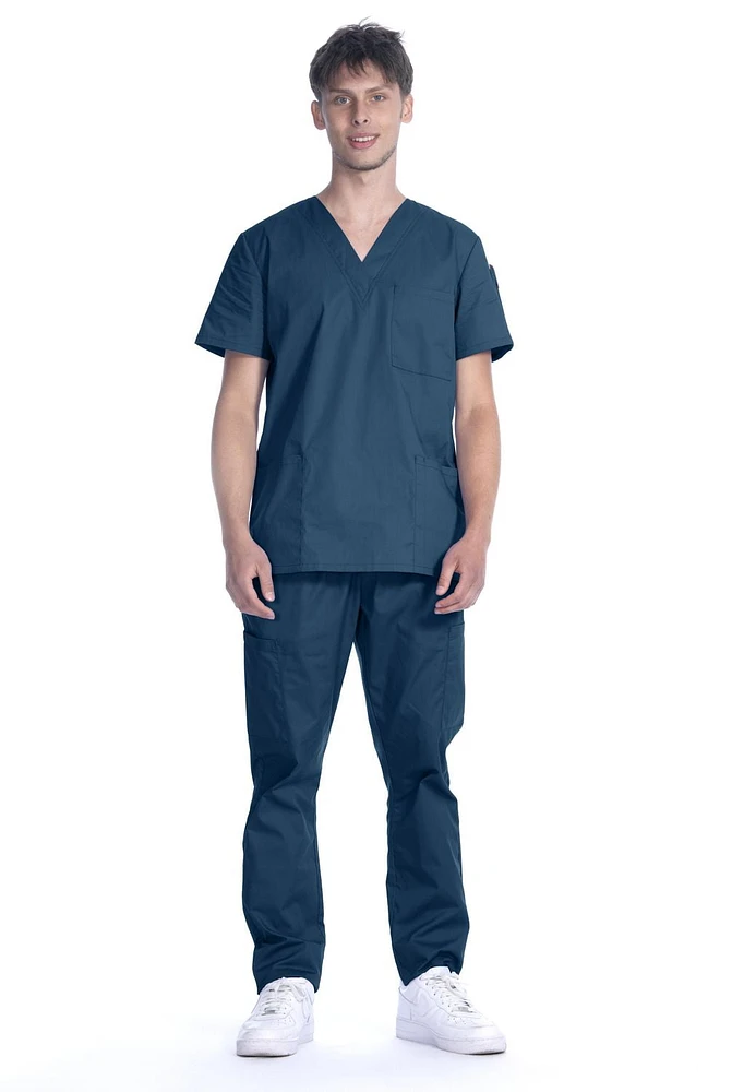 Greentown Canada Scrubs Unisex Scrub Top (Classix 1005