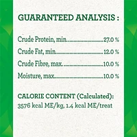 Gâteries dentaires pour chats adultes Greenies, saveur de poulet rôti au four 60g