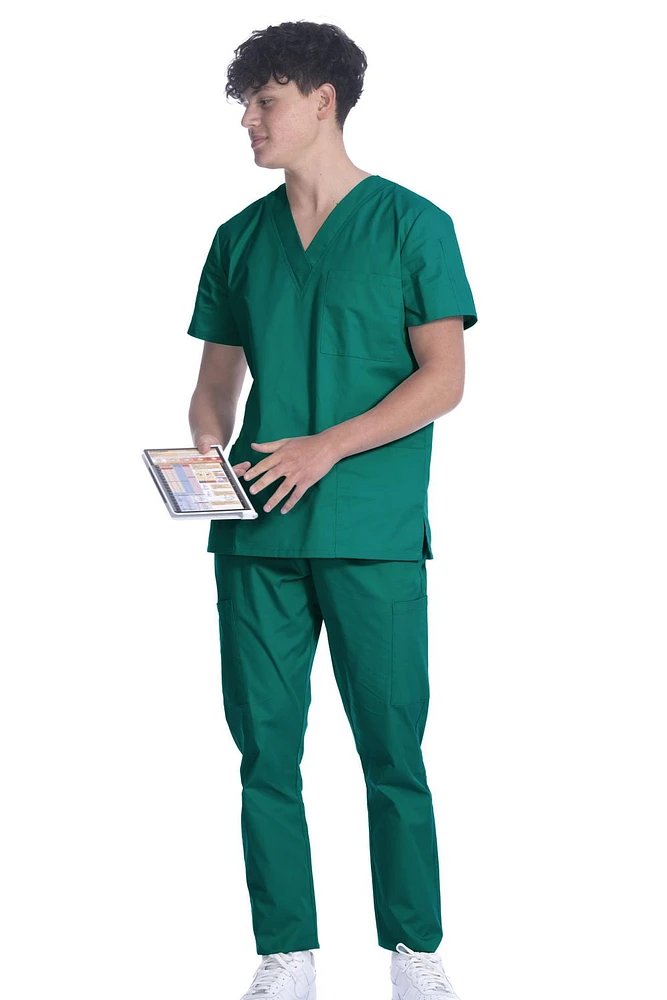 Greentown Canada Scrubs Unisex Scrub Top (Classix 1005