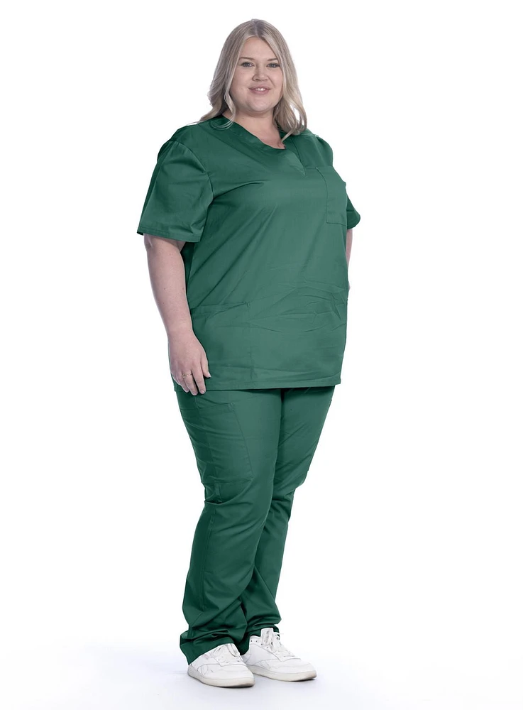 Greentown Canada Scrubs Unisex Scrub Top (Classix 1005