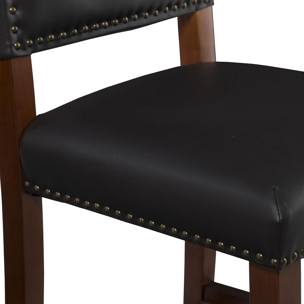 Garland Black Counter Stool