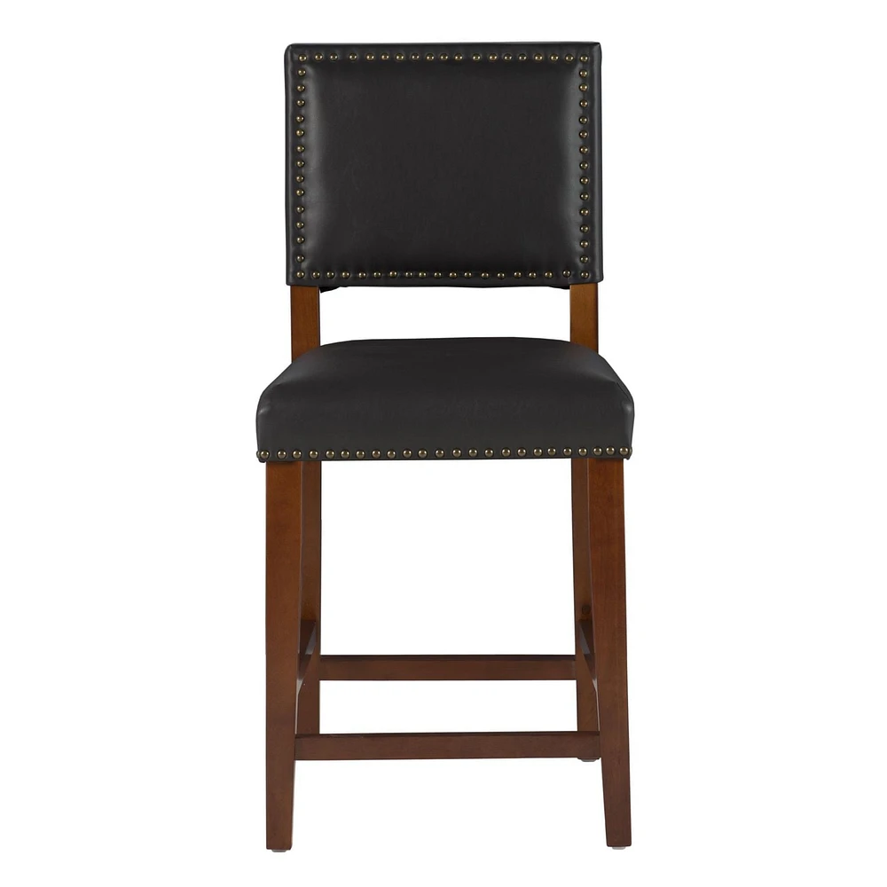 Garland Black Counter Stool